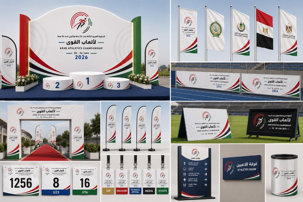 Arab Athletics Championship 2026 — Event Branding & Banners
