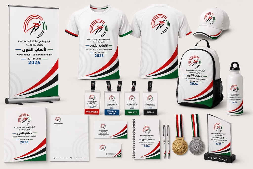 Arab Athletics Championship 2026 — Championship Logo Identity